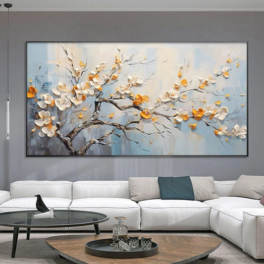 Original Abstract Painting, Large Wall Art,Colorful Flower Painting On Canvas, Home Decor, Office Wall Decor, Handmade Hand Painted Wall Art